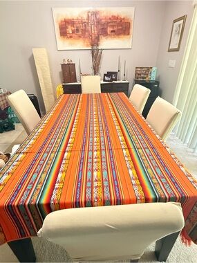 Vibrant Multicolor Striped Fabric